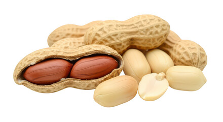 Roasted Peanuts In Shell Closeup