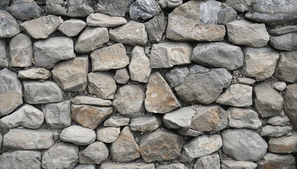A close up view of a textured gray stone wall background