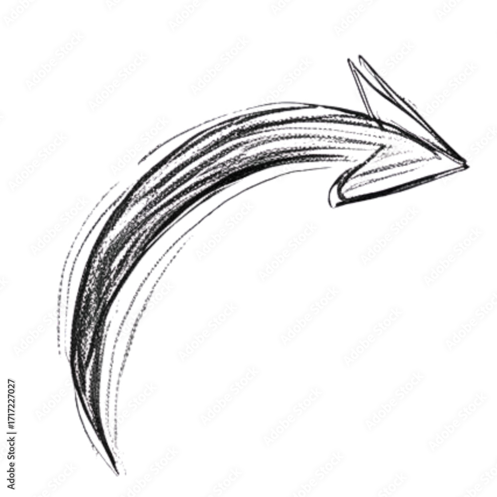 Aufkleber curved arrow illustration vector graphic element design for creative projects and presentations use 