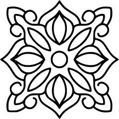 abstract floral ornament