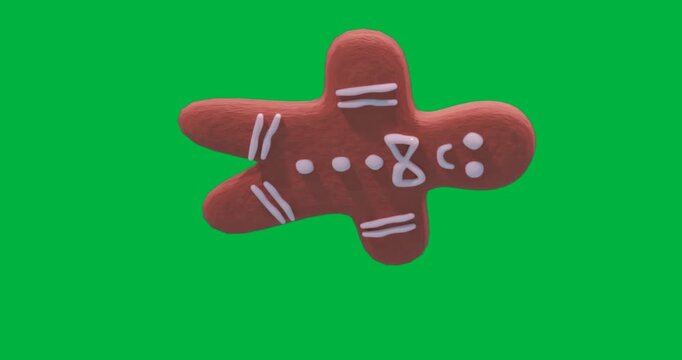 Designers animating abstract red 3D form floating on transparent background for tech marketing