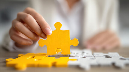 Building business impact requires change and transformation, just like fitting puzzle piece