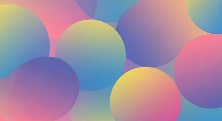 Abstract image featuring overlapping, colorful, and gradient-filled spheres, creating a vibrant and dynamic composition.