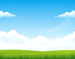 Obraz premium Tranquil summer landscape