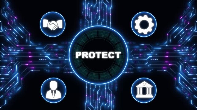Cyber security data protection business technology privacy concept.Cyber security data protection business technology privacy concept.