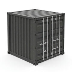 black plastic container