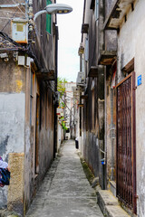 Fototapeta premium narrow street in the old town