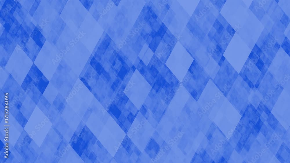 Poster blue square pattern animation. abstract seamless loop background motion graphics design technology d