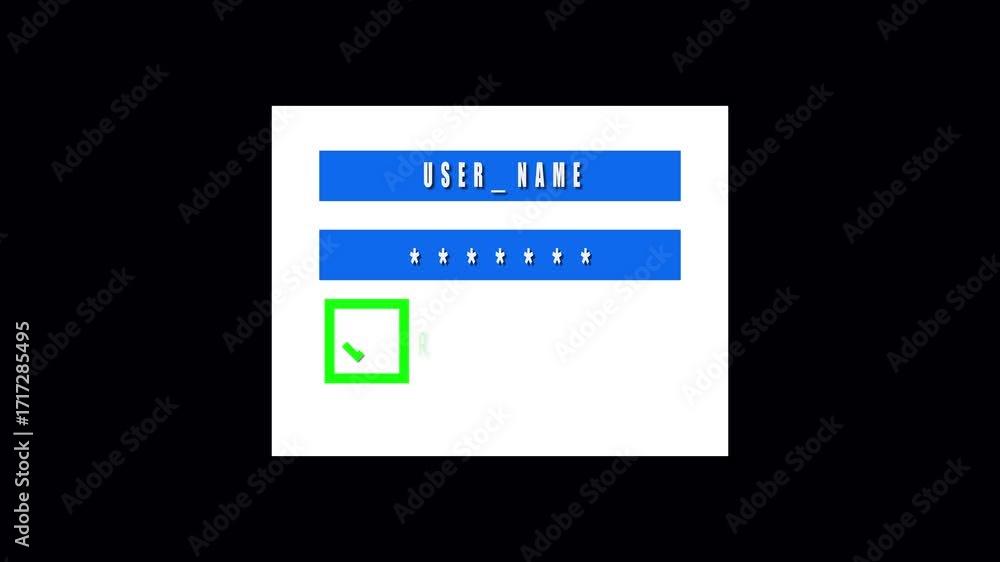 Aufkleber animated blue bar clean ui. modern graphic user interface u i u x design element lower third templat