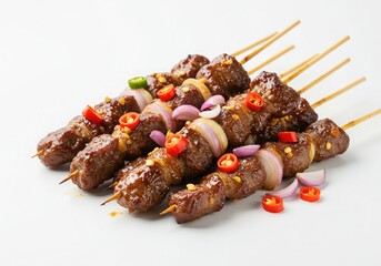sate kambing skewers of grilled goat meat