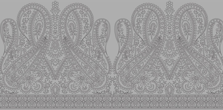 Embrace timeless elegance with this intricate paisley pattern, a blend of traditional artistry and modern design trends, perfect for textiles, digital art, or sophisticated branding