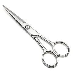 Pair of scissors isolated on white background