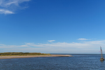 Die Insel Vlieland in der Nordsee