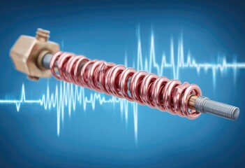 Copper Coil Electromagnetic Device.
