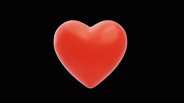 3D Heart Beat Pumping Animation