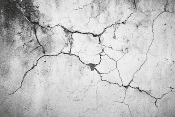 Obraz premium Cracked concrete wall texture