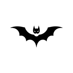 Silhouette of a Mysterious Bat Character Icon