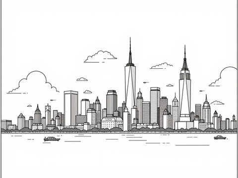 new york city illustration