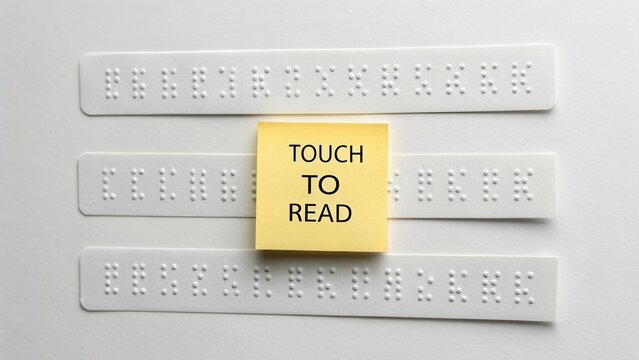 Touch to Read Braille Labels for Accessibility in Educational and Public Spaces, Promoting Inclusivity and Independence for Visually Impaired