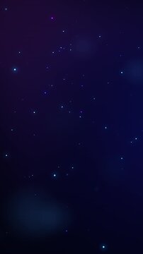 Abstract dust particules Background loop with Purple and Blue Lights