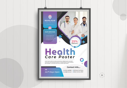 Modern Health Services Poster