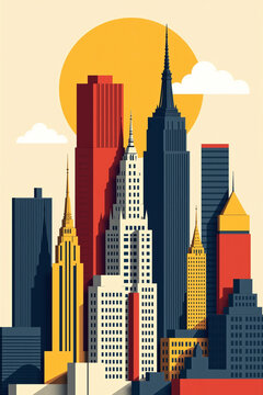 new york city illustration