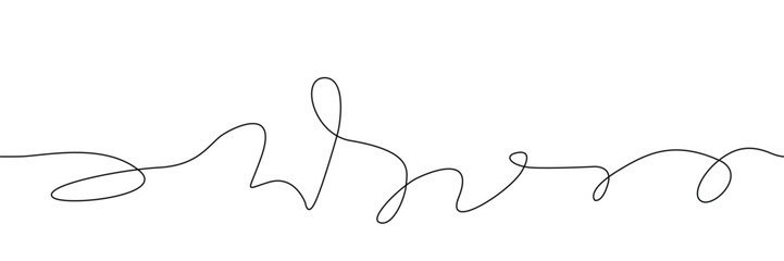 Abstract Continuous Line Drawing with Dynamic Curves and Whimsical Flow