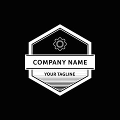 black and white shield