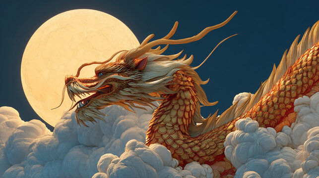 chinese dragon statue