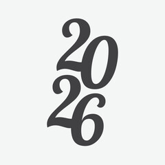 Obraz premium 2025 number design template.