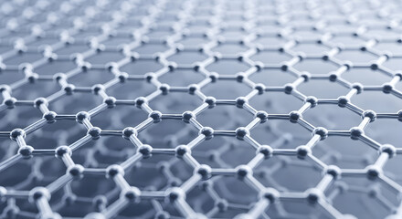 Fototapeta premium Visualize cutting-edge science with intricate atomic structure in stunning 3D rendering