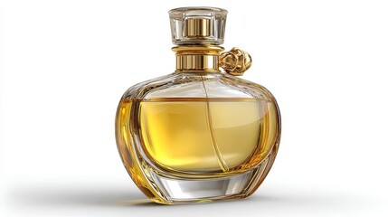 perfume bottle isolated on white background
