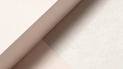 Abstract composition of soft pastel-colored geometric shapes with clean lines and minimal shadows