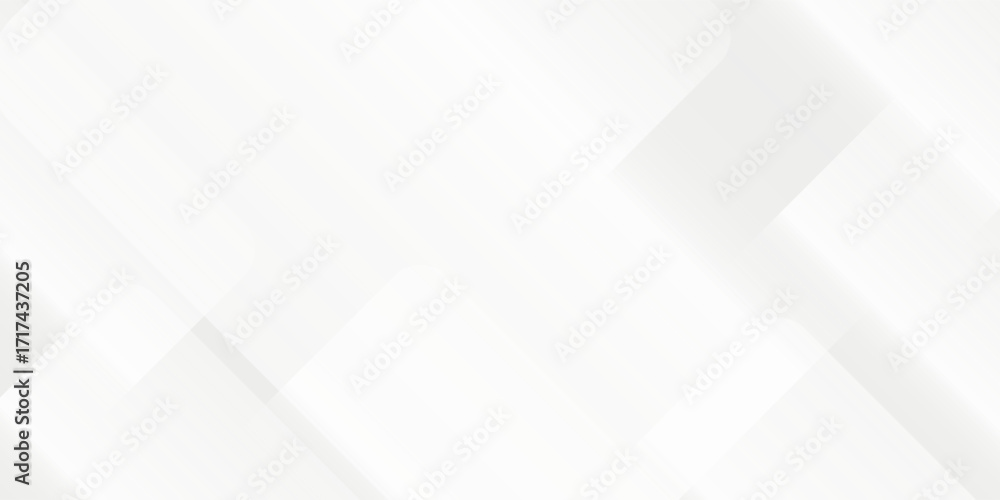 Poster 3d white geometric abstract background overlap layer on bright space with rounded rhomb effect decor