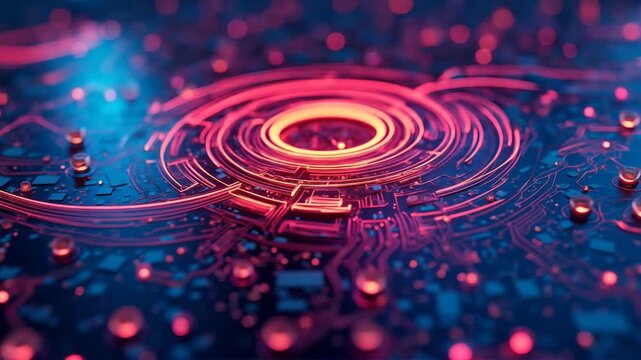 electronic computer chip circuit technology board,