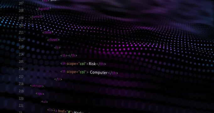 On wave grid loading, HTML snippet updating heading and appending links showing security interface
