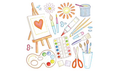 Arts and Crafts Supplies Sewing Tools, Painting Kits, Stationery and Creative Materials
