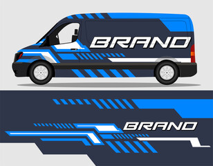 Van wrap design. Wrap, sticker, and decor design for companie v1.eps