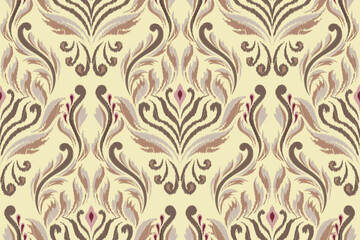 Damask pattern in vector for background, fabric, motif, etc.