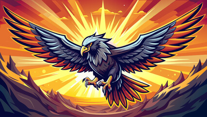 vector-art--eagle-flying--strong-silhouette--bold- (1)