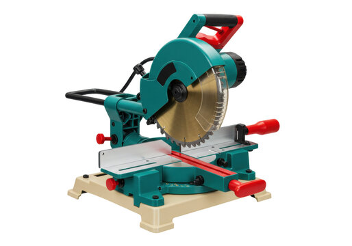 Isolated miter saw machine, a power tool used to make accurate cuts, without any people