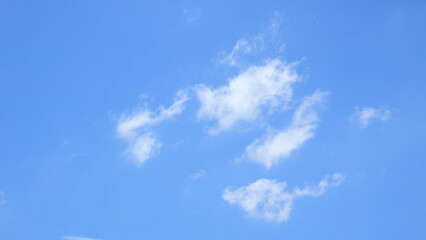beautiful blue sky with clouds background
