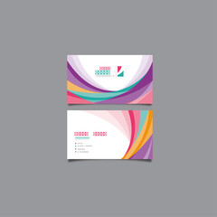 Fototapeta premium modern business card template