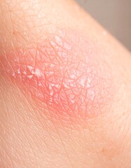Fototapeta premium Close-up of irritated skin