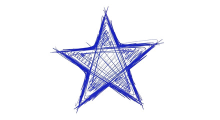 Obraz premium star of david on white
