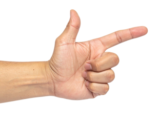 Close-up of a hand pointing (4)