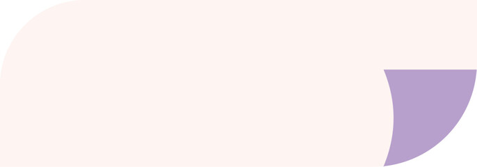 Abstract Lavender and OffWhite Curvilinear Shape Composition.