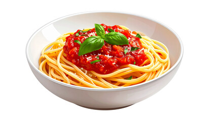 Spaghetti PNG, Transparent Background, Italian Pasta Dish, Tasty Spaghetti with Sauce, Traditional Noodles PNG, Homemade Pasta Plate, Delicious Italian Cuisine Illustration, Hot Spaghetti Meal