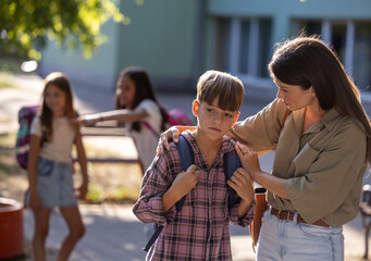 Mom concerned about troubled son after picking him up from school