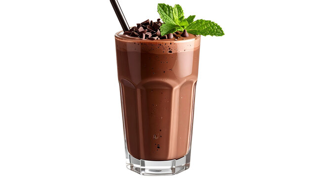 Chocolate Shake PNG, Transparent Background, Creamy Milkshake, Sweet Chocolate Drink, Cold Dessert Beverage, Choco Smoothie Glass, Rich Chocolate Flavor Shake PNG, Refreshing Chilled Drink Illustratio